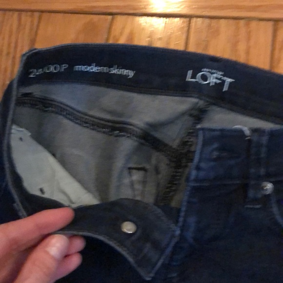 Loft Modern Skinny 24P dark rinse Jean - Picture 2 of 6